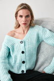 Trendyol Mesh Detailed Knitwear Cardigan