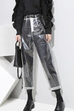 Cropped Pants with Belt