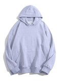 Women Hooded Sweatshirts Pullover Oversized Thick Solid Loose Cotton Sweatshirt Vintage Winter Hoodies Women Overzise