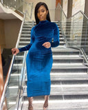 Elegant Long Sleeve Long Maxi