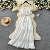 Scented Dress Women's Autumn And Winter Set High-End Feeling V-Neck Metal Buckle Slimming Lotus Leaf Side Knitting