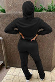 Winter Blank Hoody and Stack Pants 2 Piece