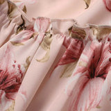 Bohemian Women Floral Printed Dress 2022 Celmia Summer Lace Up V Neck Beach Party Mini Vestidos Elegant Flared Sleeve