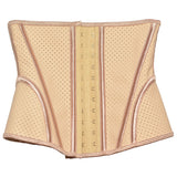 Short Steed Plastic Waist W Steel Bone Arrangement Breathable Mesh Rubber Waist Sealing Professional Fitness Waist