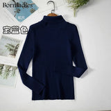 2022 Basic Turtleneck Women Sweaters Autumn Winter Tops Slim Women Pullover Knitted Sweater Jumper Soft Warm