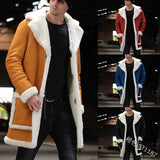 2025 New Fur One Men's Coat Burst Single Thick Coat Imitation Leather