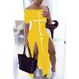 Bodycon Dress Short Sleeve Maxi Dresses for Women Off Shoulder Spring Summer Casual Long Boho Dress Vestido