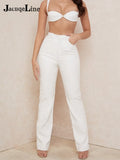 2022 Urban Y2K PU Leather Pants Women Autumn Winter Harajuku High Waist Straight Pant Fashion Vintage Woman