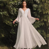 New Women's Wish Sexy Deep V Long-Sleeved Dress