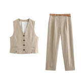 New Vest 2753136 With Belt Trousers 2753036-Outfit
