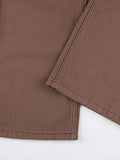 Corduroy Straight Leg Pants-Outfit