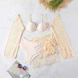 Bikini Three-Piece Long-Sleeved 2025 New Cassin Sexy Split Swimsuit Female