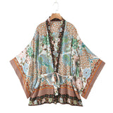 Phoenix Flower Printed Sweater Women's Cotton Jacket Jacket