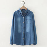Women Blouses Shirts Tunic Womens Tops And Blouse 2020 Womenswear Long Sleeve Clothing Button Up Down Outwear OL