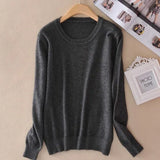 Sweater Female Knitted Pullover Women Winter Sweaters Autumn O Neck Cashmere Sweater Women Jumper O Neck Pull