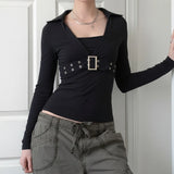 Of Sexy Folded Short Bra Vest Drawstring Low-Rise Shorts Leopard Hair Spliced Two