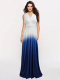 Summer Dresses Woman 2022 Fashion Cross Backless Sexy Sling Gradient Women's Long Floor Dress Evening Dresses for Women