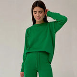 Women Warm O-Neck Pullover Sweater Autumn Casual Basic Knitted Sweater Top Fashion Loose High Street Ladies Sweaters Jumper