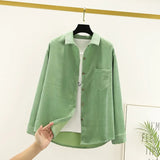 Down Shirt For Women Womens Tops And Blouses Womenswear Long Sleeve Ladies Clothing 2020 New Fashion Loose Solid