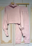 2022 Autumn New Women's Turtleneck Knitted Sweater Set Elegant Long Sleeve Pullover & Elastic Pants 2-Piece Casual Women's