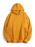 Women Hooded Sweatshirts Pullover Oversized Thick Solid Loose Cotton Sweatshirt Vintage Winter Hoodies Women Overzise