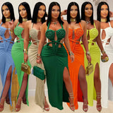 And Summer Women's Fashion Button Trousers Casual Two-Piece Set Of