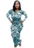 Print Leopard Sexy Midi Bodycon