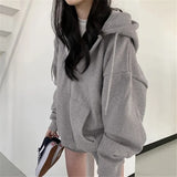 2022 Y2K Rhinestone Hoodies Women Skeleton Gothic Black Zip Up Oversized Sweatshirt Punk Skull Harajuku Hooded Jacket