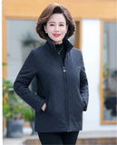 Winter Jacket Women 2021 New Solid Plus Velvet Cotton Padded Coat Plus Size 5XL Thin Short Jacket Middle-aged Female