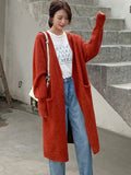 Winter Clothes Women Thick Sweaters Knitted Cardigan Coat Long Oversized Cardigan Women Sweaters for Women Long Sleeve