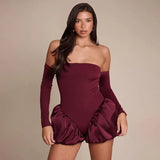 Summer New Women's Solid Color Sexy Drawback Sling Slings Small Vest