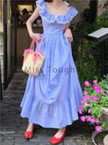 Dot Sweet Dress Women Designer Ruched Cute Midi Dress Female Chiffon Korean Fashion Ruffle Draped Chic Holiday Dress