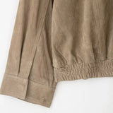 New Fashion Temperament Women's Suedo Texture Leather Coat