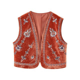 And Winter New Beaded Embroidered Velvet Vest 6895232-Outfit