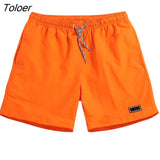 Men Casual Breathable Quick Dry Pants Pockets Beach Solid Color Sport