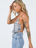 Womens Sexy American Retro Sparkle Crop Cami Tops Sequined Sleeveless Spaghetti Strap Camis Tie Backless Tee Shirts-Outfit