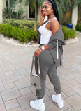 Casual Sport Zip Hoody Sweatshirt and Sweatpants 2 Piece Set Jogger