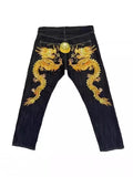 High Street Jeans Male Personality Printed Hip Hop Fashion Clothing Straight Pants High Waist Y2K Jeans-Outfit