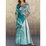 Spring Autumn 3D Ruffles Befree Maxi Dress Large Big Sexy Full Long Sleeve Boho Party Elegant