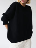 Blue Oversized Sweaters For Women Fashion 2022 Green Loose Sweater Casual Autumn Pullovers For Winter Women Warm