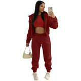 Thick Hooded 3 Piece Pants