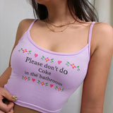 New 2020 Cute Purple Pink Camis Cop Tops Tank Tops Tees Off Shouler Cropped Top Sexy t shirt For Women Summer