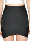 Hot Cross Broadband Sexy Ultra-Short Skirts Fashion