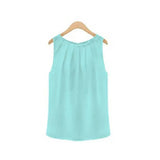 New Women Feminine Clothes Tank Tee Tropical Sexy Chiffon Plus Size Female Casual Base Tops S-XXL 6