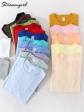 T Shirt Women Oversize Summer 2022 Tee Shirt Loose Basic Short Sleeve T-shirt Tops For Summer Oversized T Shirt
