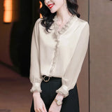 / Single-Piece Lace Mesh Spliced Bow French Top + Tight Waist White Short Skirt Set