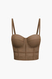 mesh bustier top with