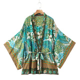 Phoenix Flower Printed Sweater Women's Cotton Jacket Jacket
