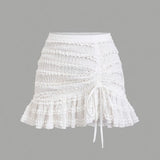 100-Fold Skirt Women's New Dress With White Half-Dress Korean Version Of The College Style Skirt A