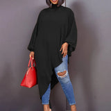 Summer Chiffon Irregular Fashion Size Women's Loose
